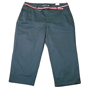 Levi Strauss Dockers Capri Dress Pants High Waist Rise Casual Work Trouser NWT